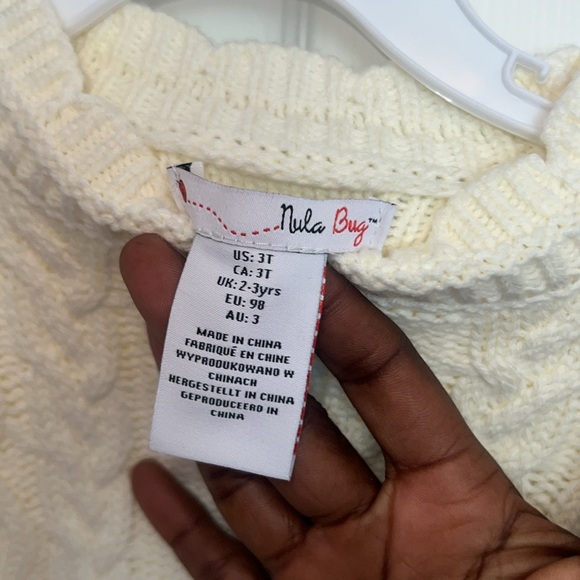 Nula Bug | Cable Knit Sweater Dress | Toddler Girls | BundleNSave✨ - Picture 4 of 4